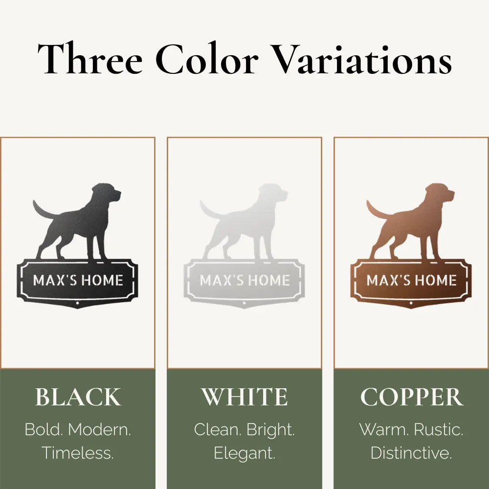 Personalized Classic Dachshund Metal Wall Art
