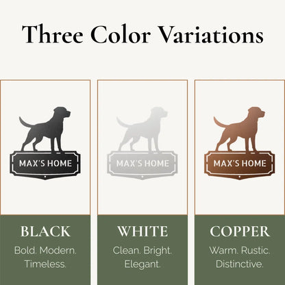 Personalized Classic Dachshund Metal Wall Art