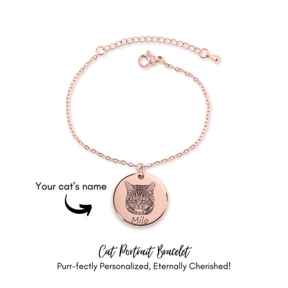 Cat Portrait Bracelet - Erlora