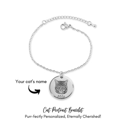 Cat Portrait Bracelet - Erlora