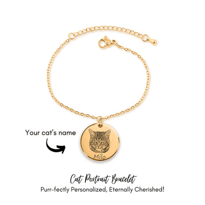 Cat Portrait Bracelet - Erlora