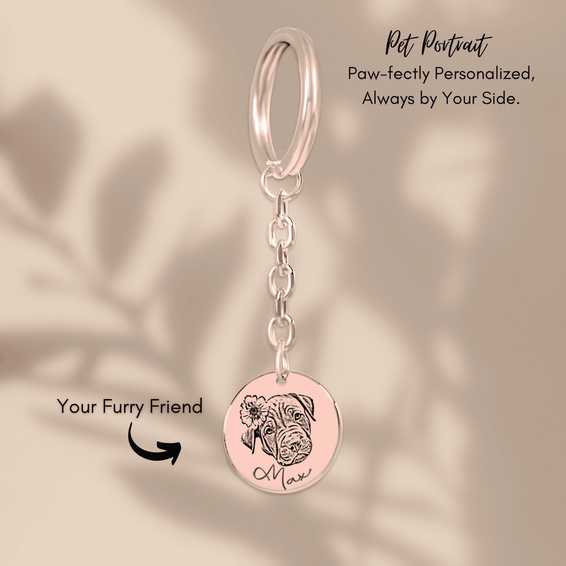 Dog Portrait Keychain - Erlora