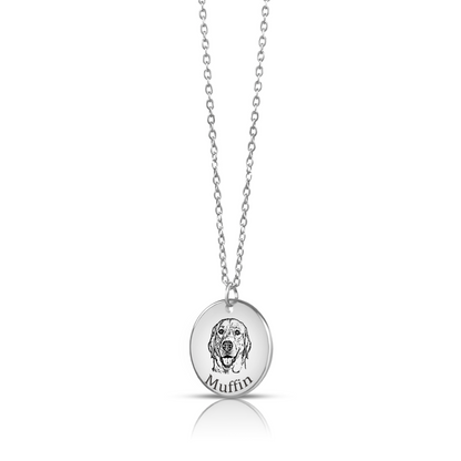 Pet Portrait Necklace