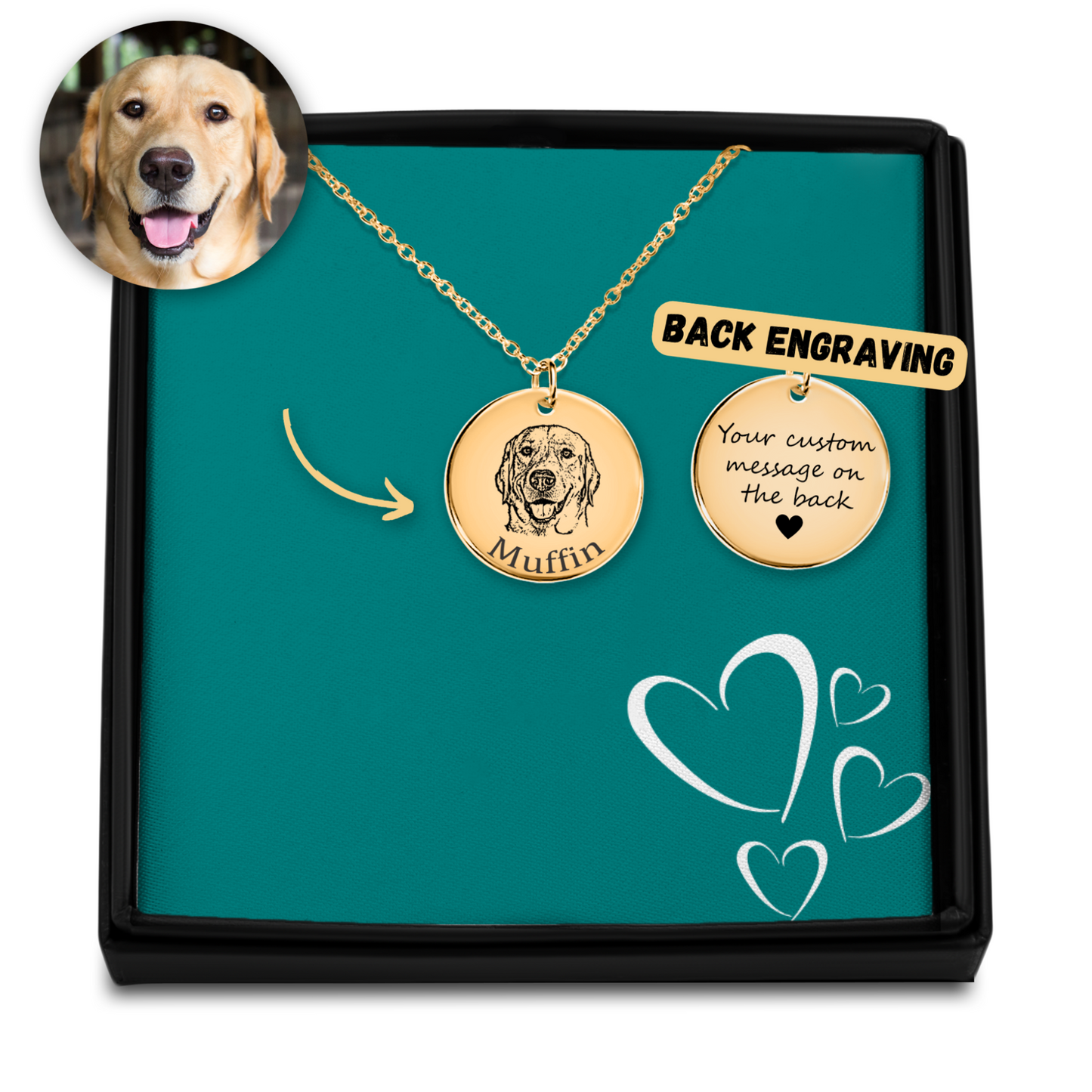 Pet Portrait Necklace