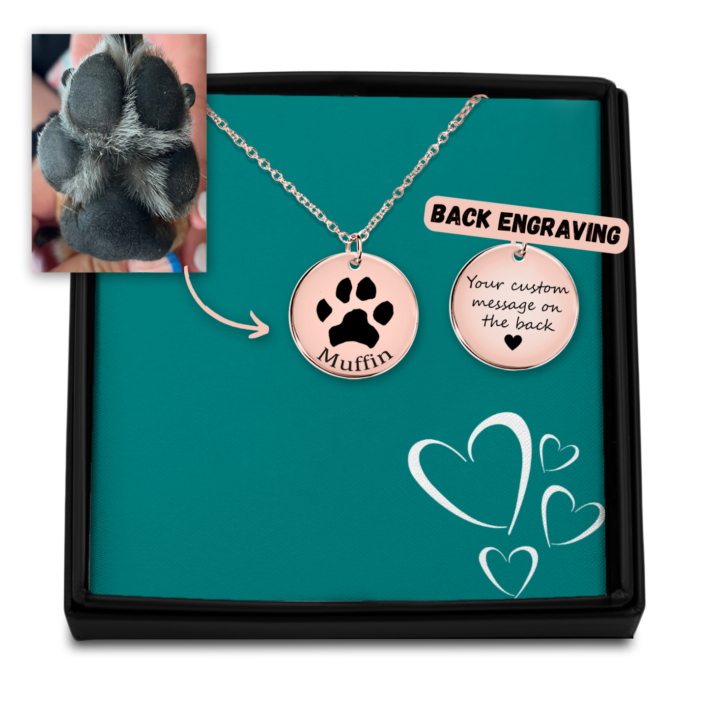 Paw Print Necklace