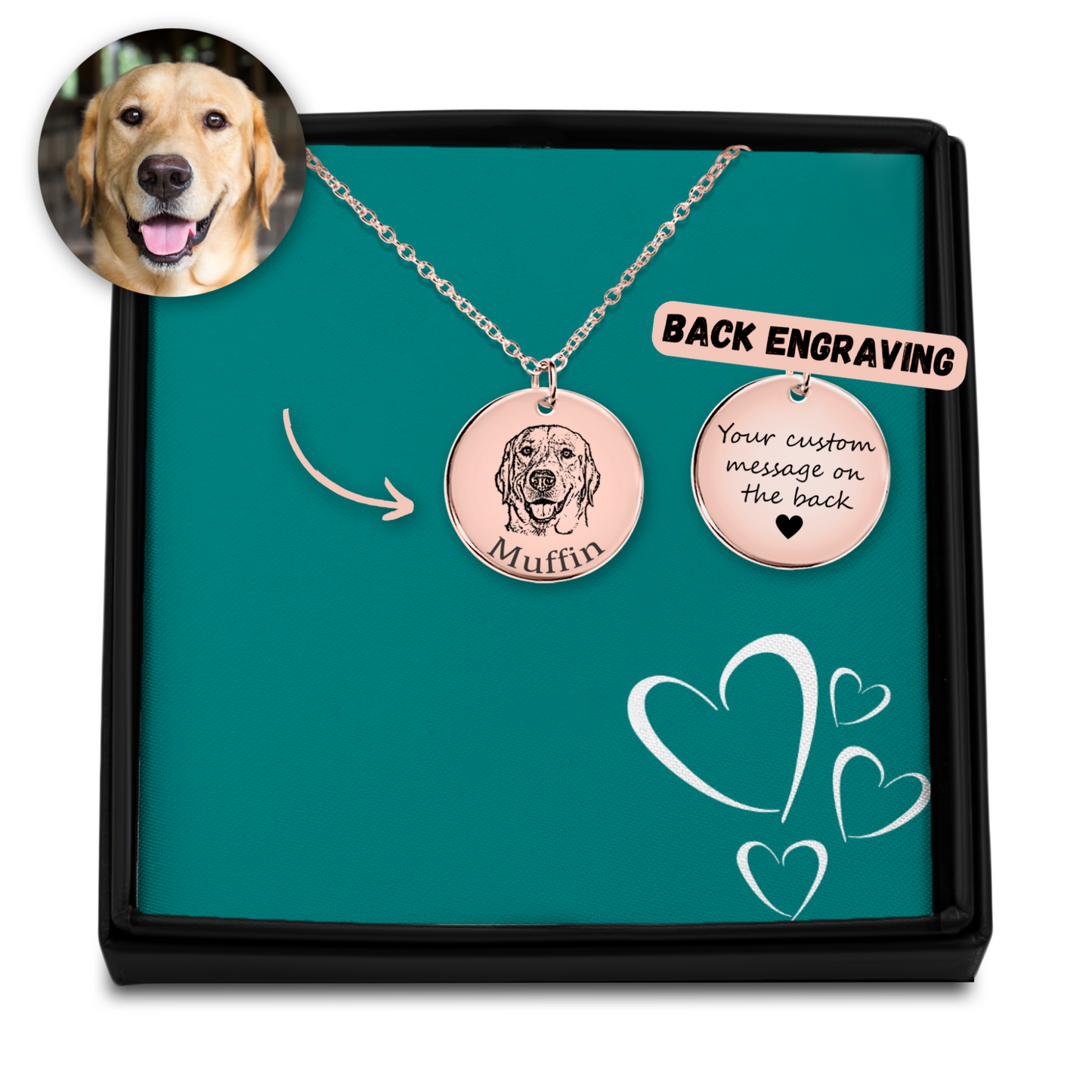 Pet Portrait Necklace