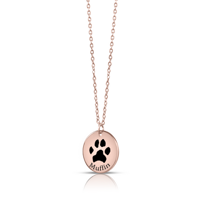 Paw Print Necklace