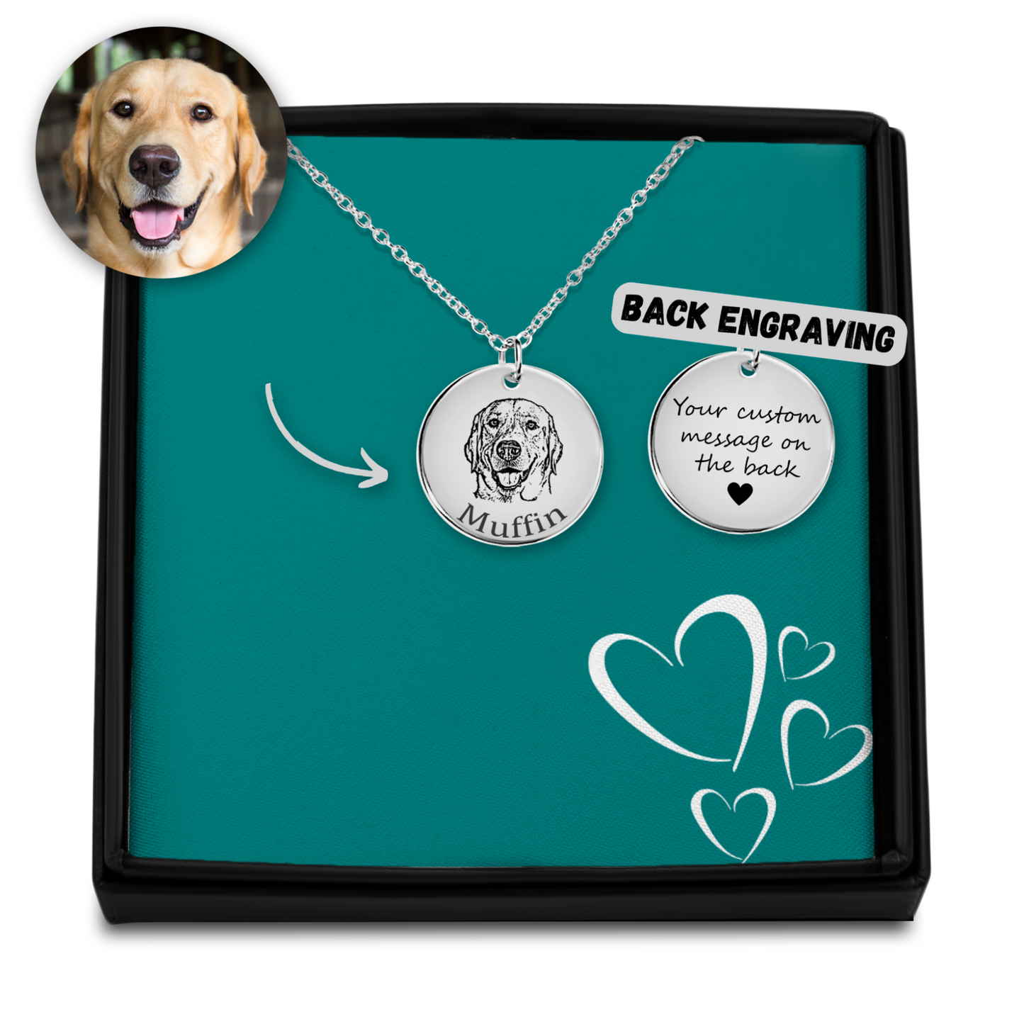 Pet Portrait Necklace