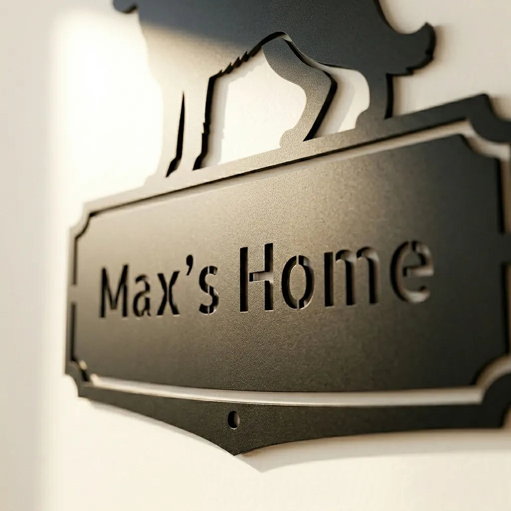 Personalized Classic German Shepherd Metal Wall Art