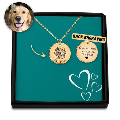 Pet Portrait Necklace - Erlora